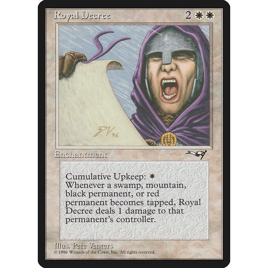 Image for Royal Decree (ALL) - Magic: The Gathering