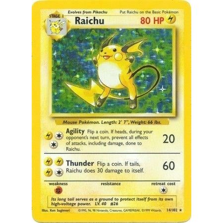 Image for Raichu (014/102) (BS) - Pokemon