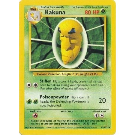 Image for Kakuna (033/102) (BS) - Pokemon