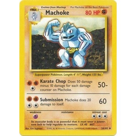 Image for Machoke (034/102) (BS) - Pokemon