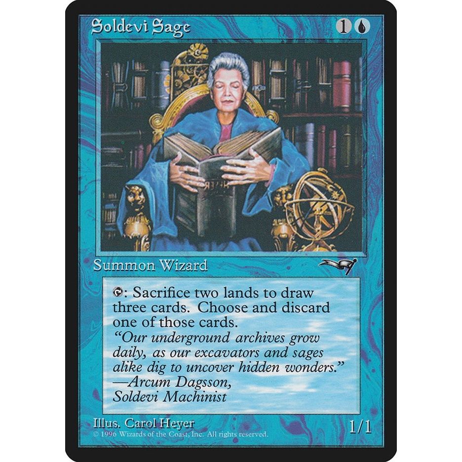 Image for Soldevi Sage (Old Woman) (52) (ALL) - Magic: The Gathering