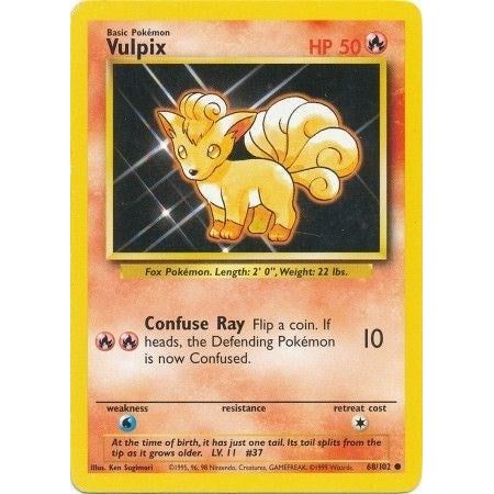 Image for Vulpix (068/102) (BS) - Pokemon