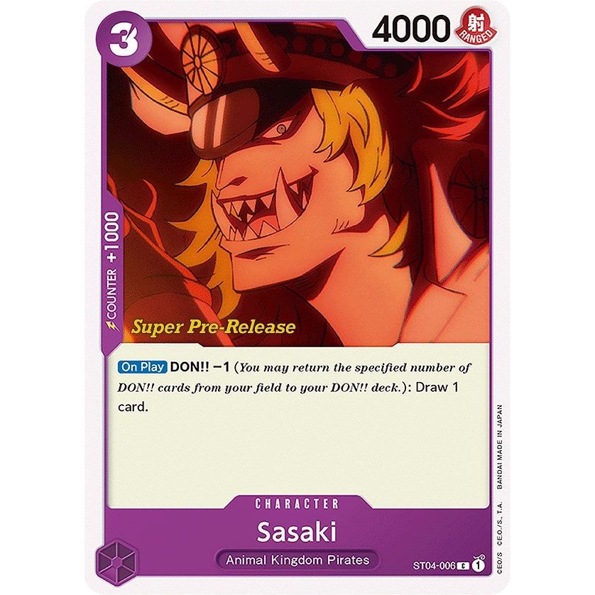 Image for Sasaki (ST04-006) (ST-04 PRE) - One Piece Card Game