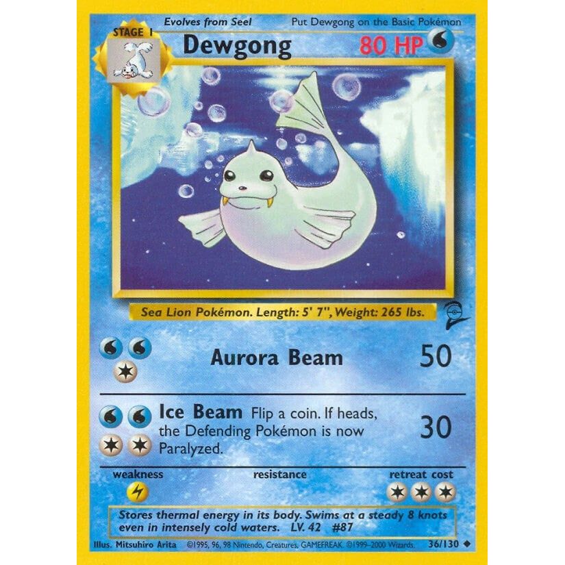Image for Dewgong (036/130) (BS2) - Pokemon
