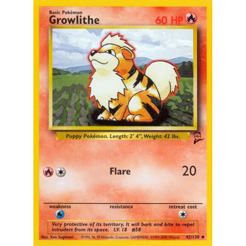 Image for Growlithe (042/130) (BS2) - Pokemon