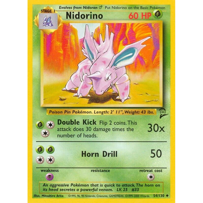 Image for Nidorino (054/130) (BS2) - Pokemon