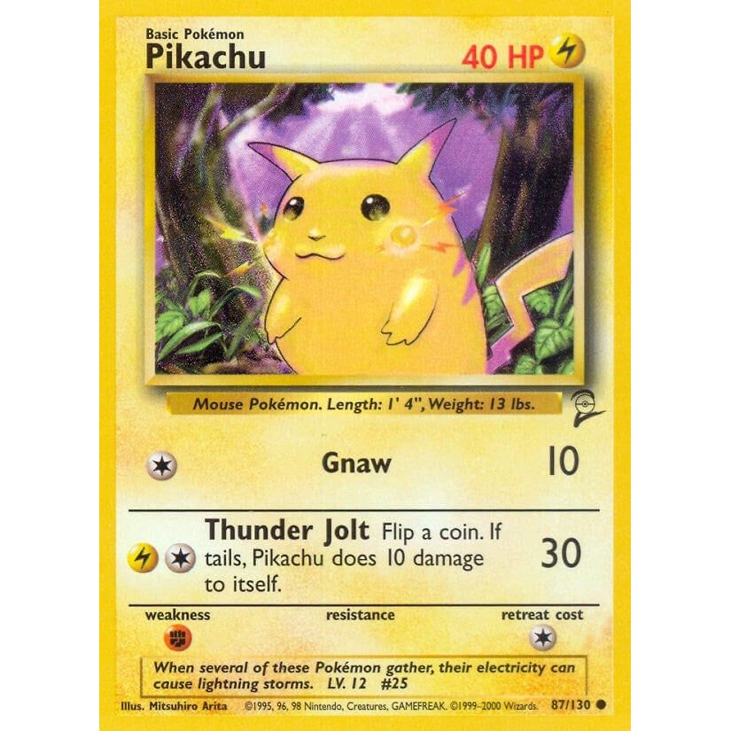 Image for Pikachu (087/130) (BS2) - Pokemon