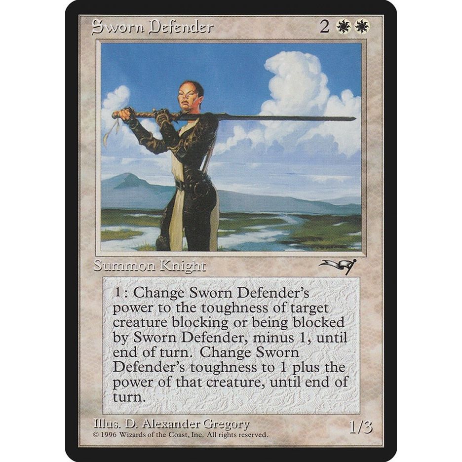 Image for Sworn Defender (ALL) - Magic: The Gathering