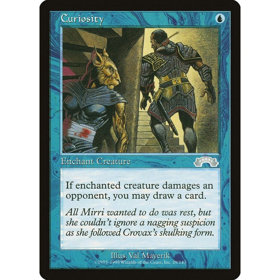 Image for Curiosity (29) (EXO) - Magic: The Gathering