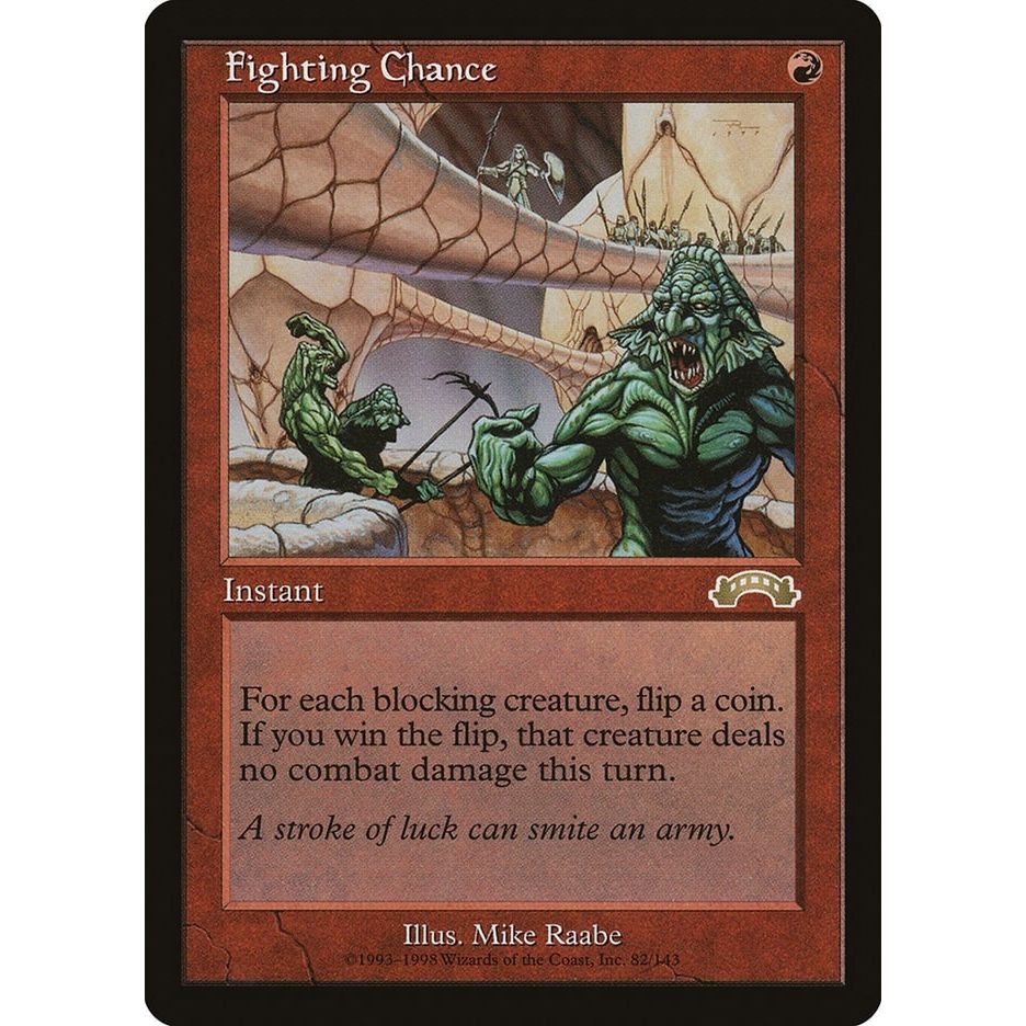 Image for Fighting Chance (82) (EXO) - Magic: The Gathering