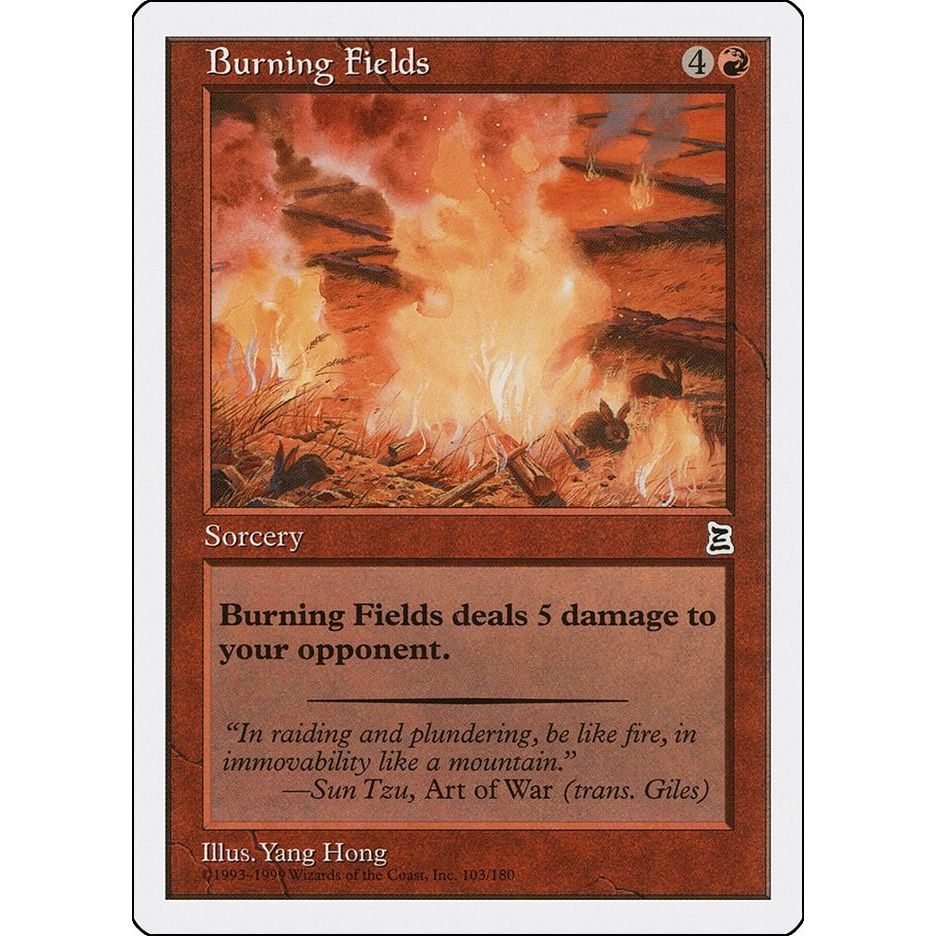 Image for Burning Fields (103) (PTK) - Magic: The Gathering