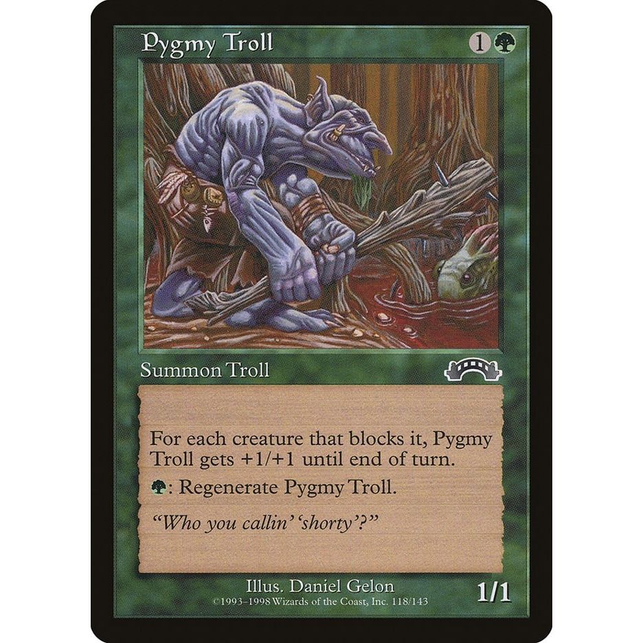 Image for Pygmy Troll (118) (EXO) - Magic: The Gathering
