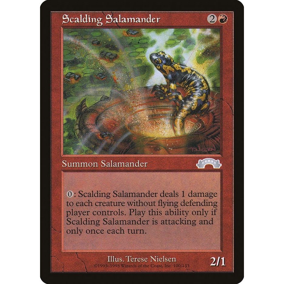 Image for Scalding Salamander (100) (EXO) - Magic: The Gathering