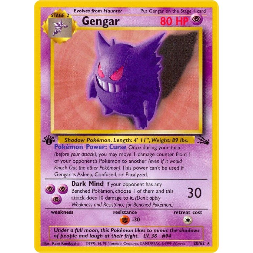 Image for Gengar (20) (20/62) (FO) - Pokemon