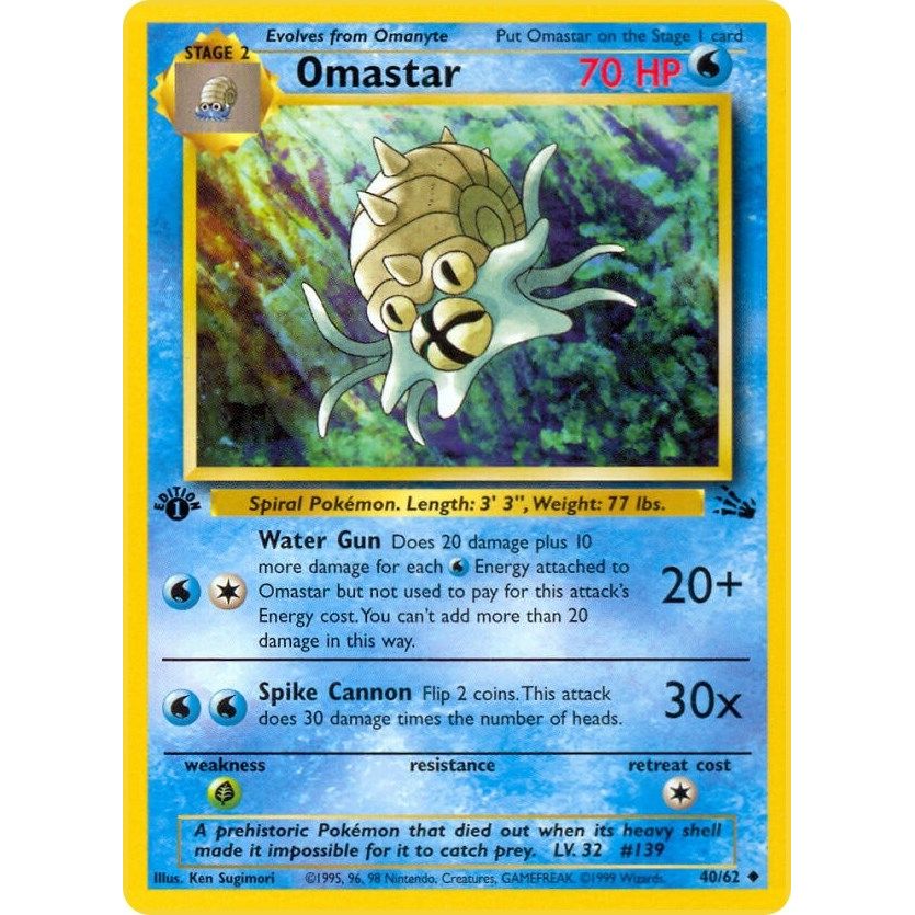 Image for Omastar (40/62) (FO) - Pokemon