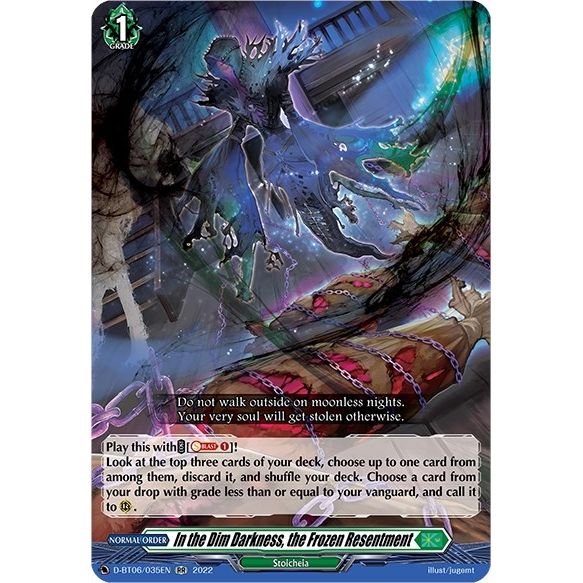 Image for In the Dim Darkness, the Frozen Resentment (D-BT06/035EN) (D-BT06) - Cardfight Vanguard