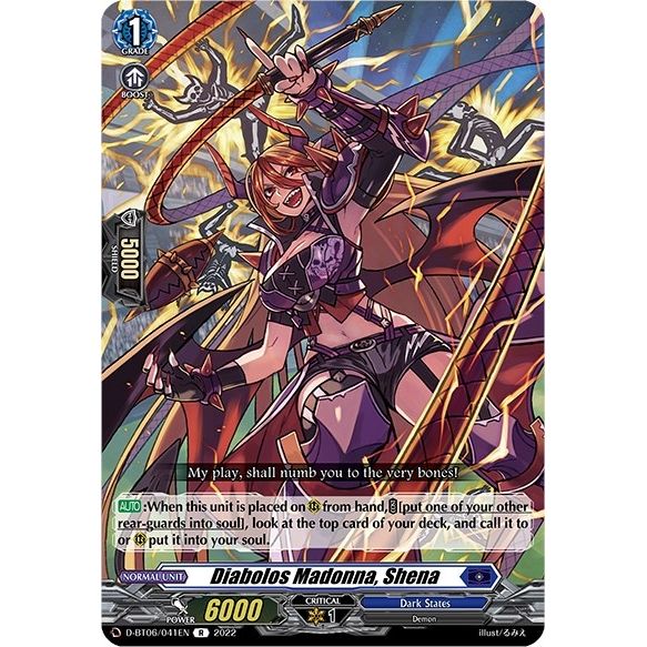 Image for Diabolos Madonna, Shena (D-BT06/041EN) (D-BT06) - Cardfight Vanguard