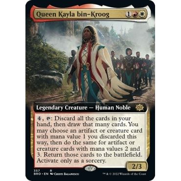 Image for Queen Kayla bin-Kroog (Extended Art) (357) (BRO) - Magic: The Gathering