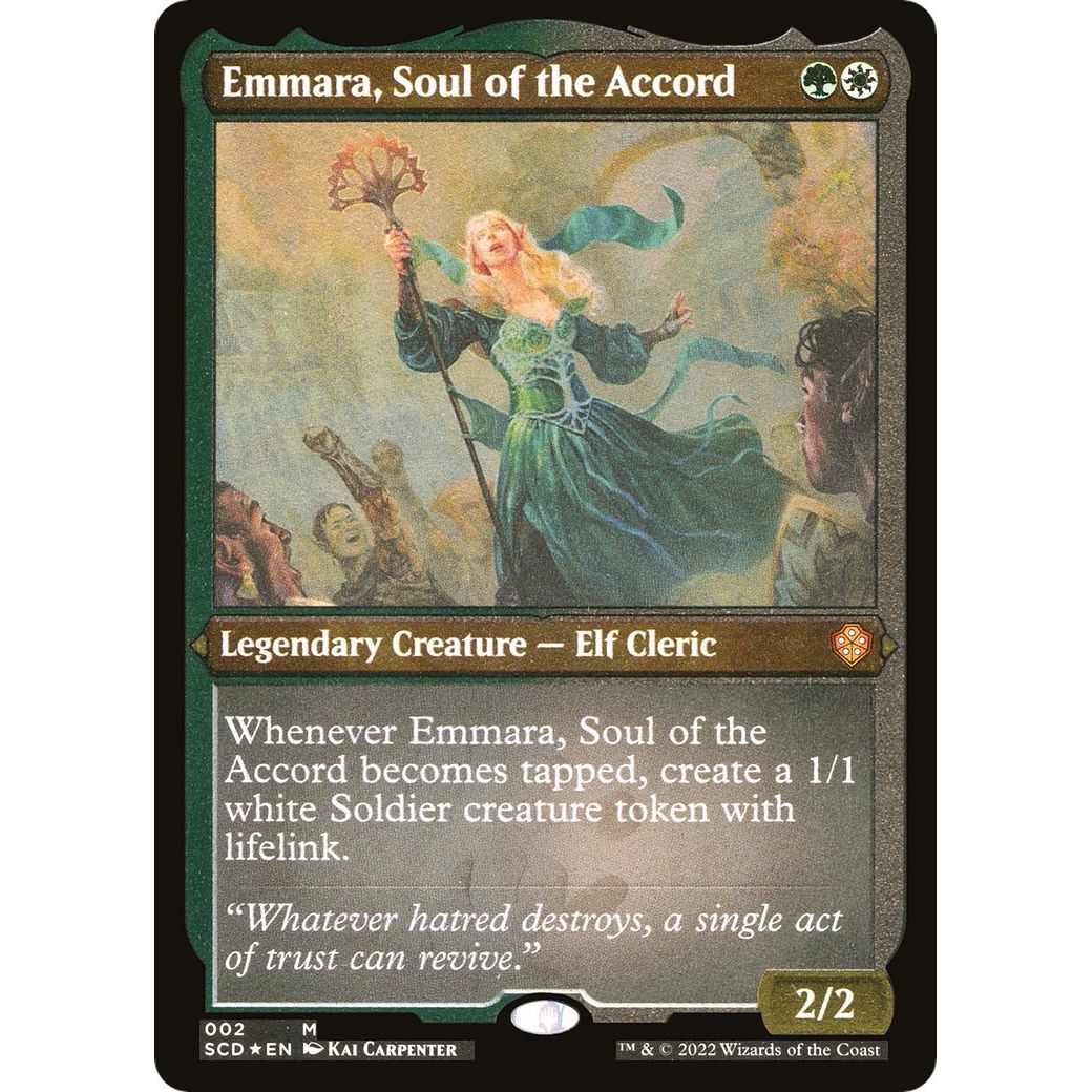 Image for Emmara, Soul of the Accord (Foil Etched) (2) (SCD) - Magic: The Gathering