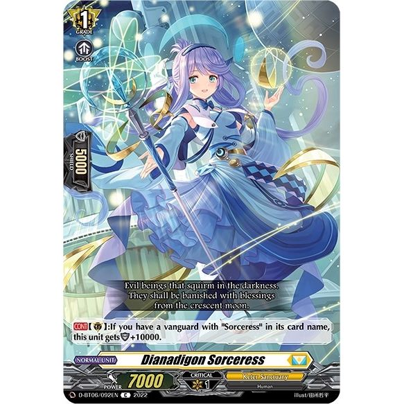 Image for Dianadigon Sorceress (D-BT06/092EN) (D-BT06) - Cardfight Vanguard