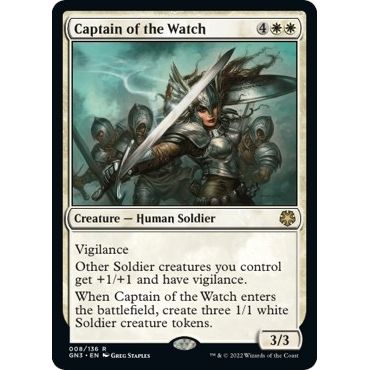 Image for Captain of the Watch (8) (GN3) - Magic: The Gathering