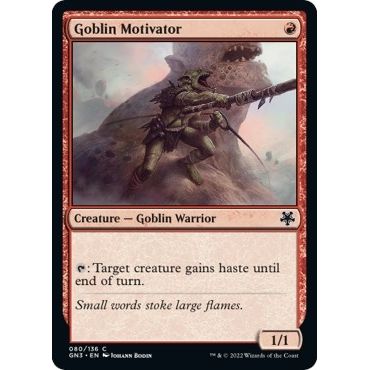 Image for Goblin Motivator (80) (GN3) - Magic: The Gathering