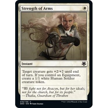 Image for Strength of Arms (18) (GN3) - Magic: The Gathering