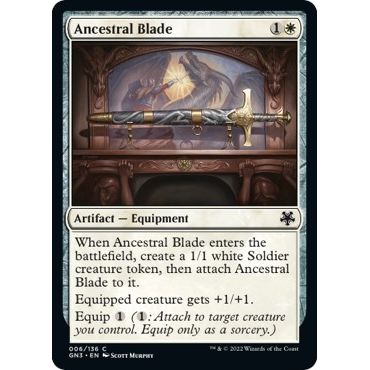 Image for Ancestral Blade (6) (GN3) - Magic: The Gathering