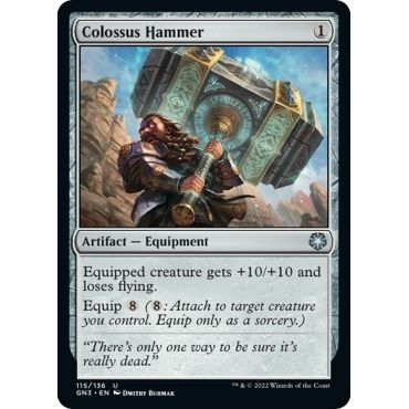 Image for Colossus Hammer (115) (GN3) - Magic: The Gathering