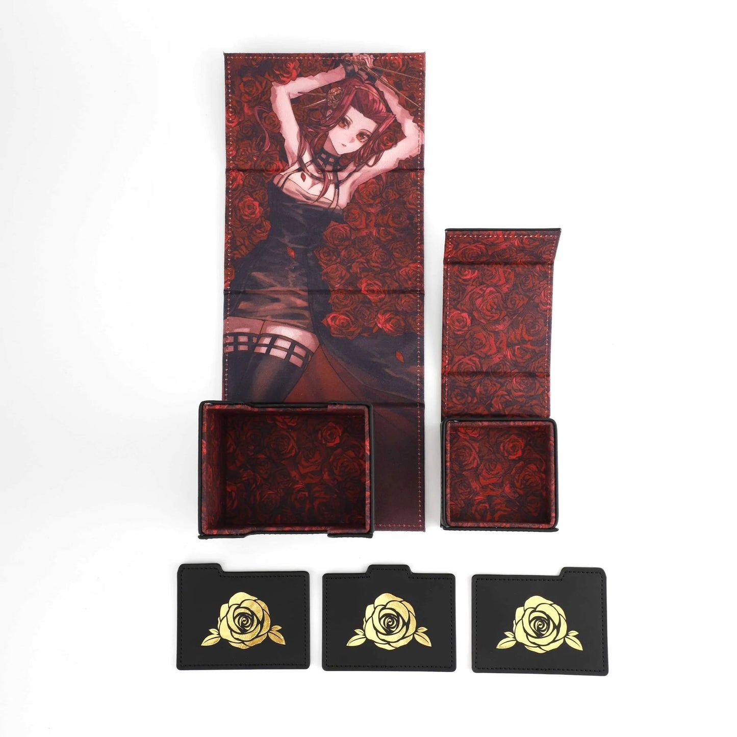 Image for Signer x Family Dicewinder Deck Box with Magnetic Dice Tray (PU Vegan Leather) - Deck Boxes