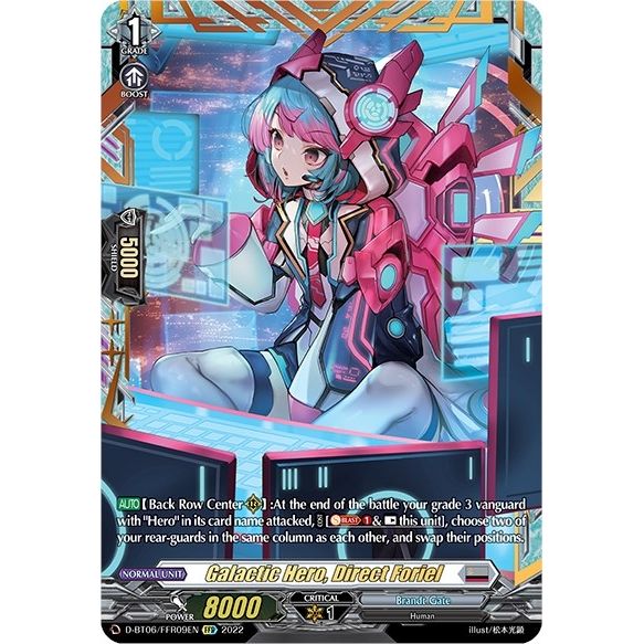 Image for Galactic Hero, Direct Foriel (FFR) (D-BT06/09EN) (D-BT06) - Cardfight Vanguard