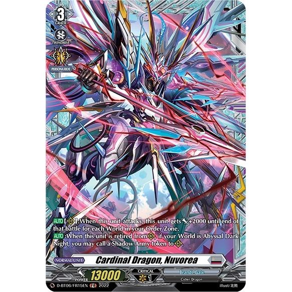 Image for Cardinal Dragon, Nuvorea (FR) (D-BT06/FR15EN) (D-BT06) - Cardfight Vanguard