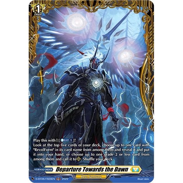 Image for Departure Towards the Dawn (FR) (D-BT06/FR28EN) (D-BT06) - Cardfight Vanguard