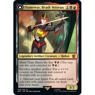 Image for Flamewar, Brash Veteran (10) (BOT) - Magic: The Gathering