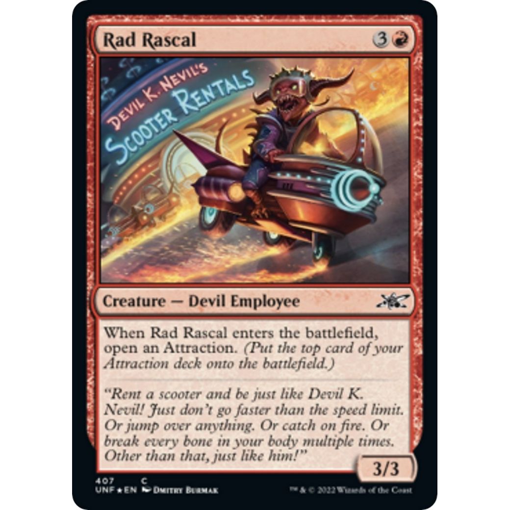 Image for Rad Rascal (Galaxy Foil) (407) (UNF) - Magic: The Gathering