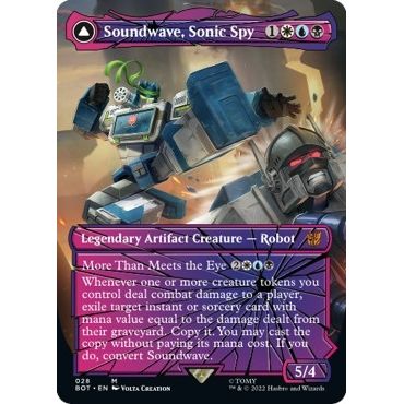 Image for Soundwave, Sonic Spy (Shattered Glass) (28) (BOT) - Magic: The Gathering