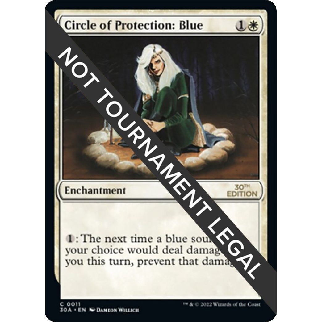 Image for Circle of Protection: Blue (11) (30A) - Magic: The Gathering