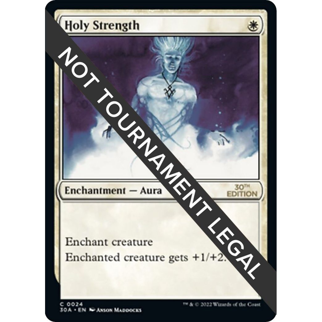 Image for Holy Strength (24) (30A) - Magic: The Gathering