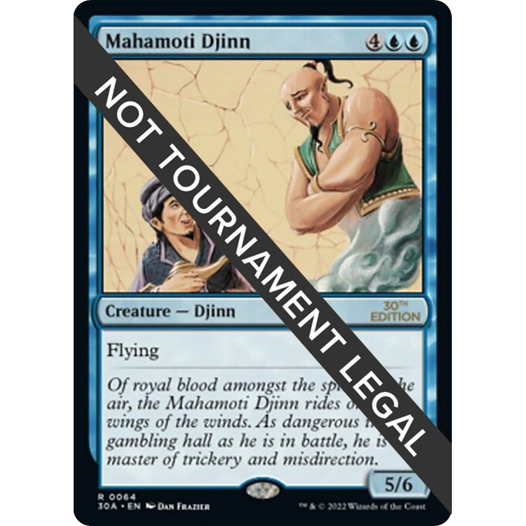 Image for Mahamoti Djinn (64) (30A) - Magic: The Gathering