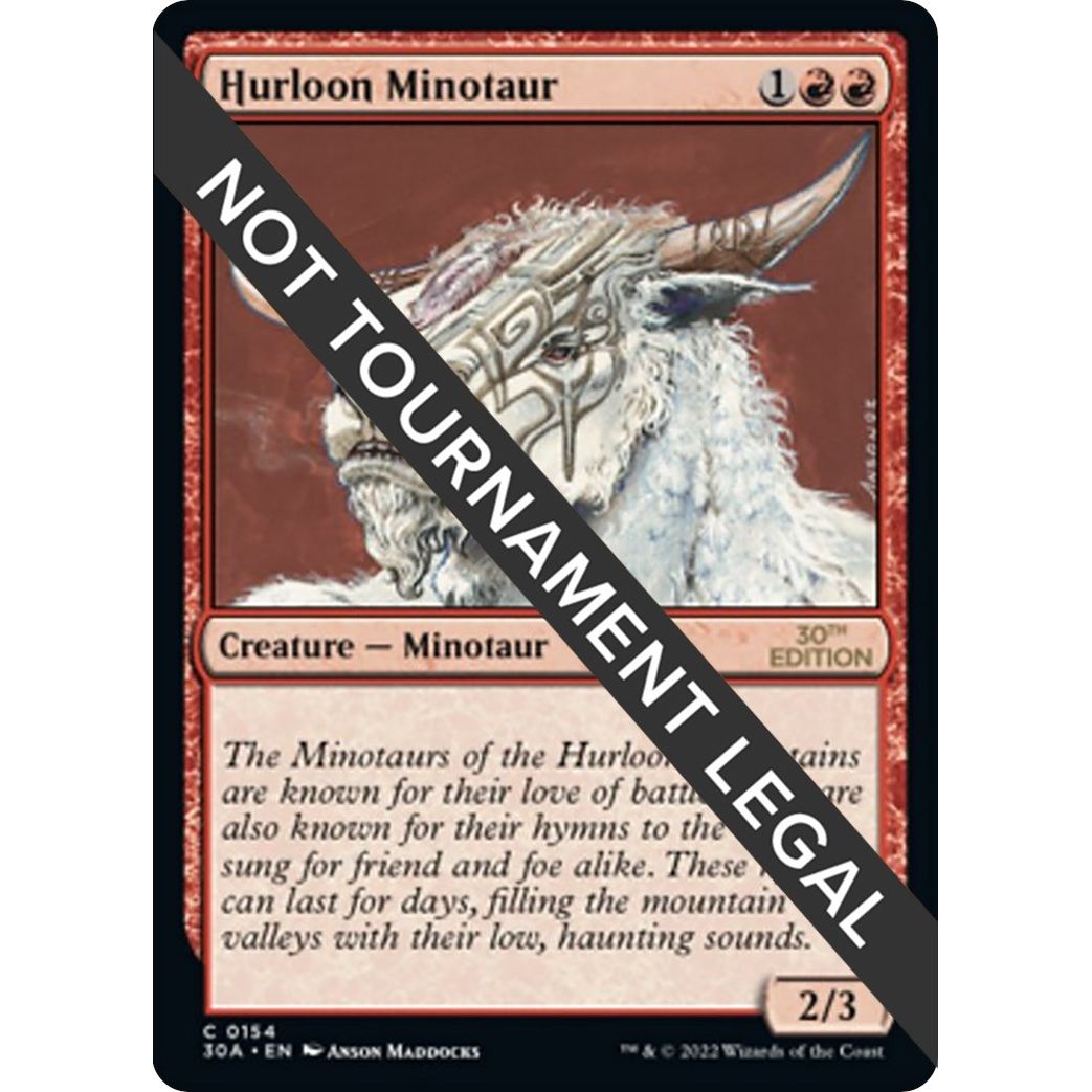 Image for Hurloon Minotaur (154) (30A) - Magic: The Gathering