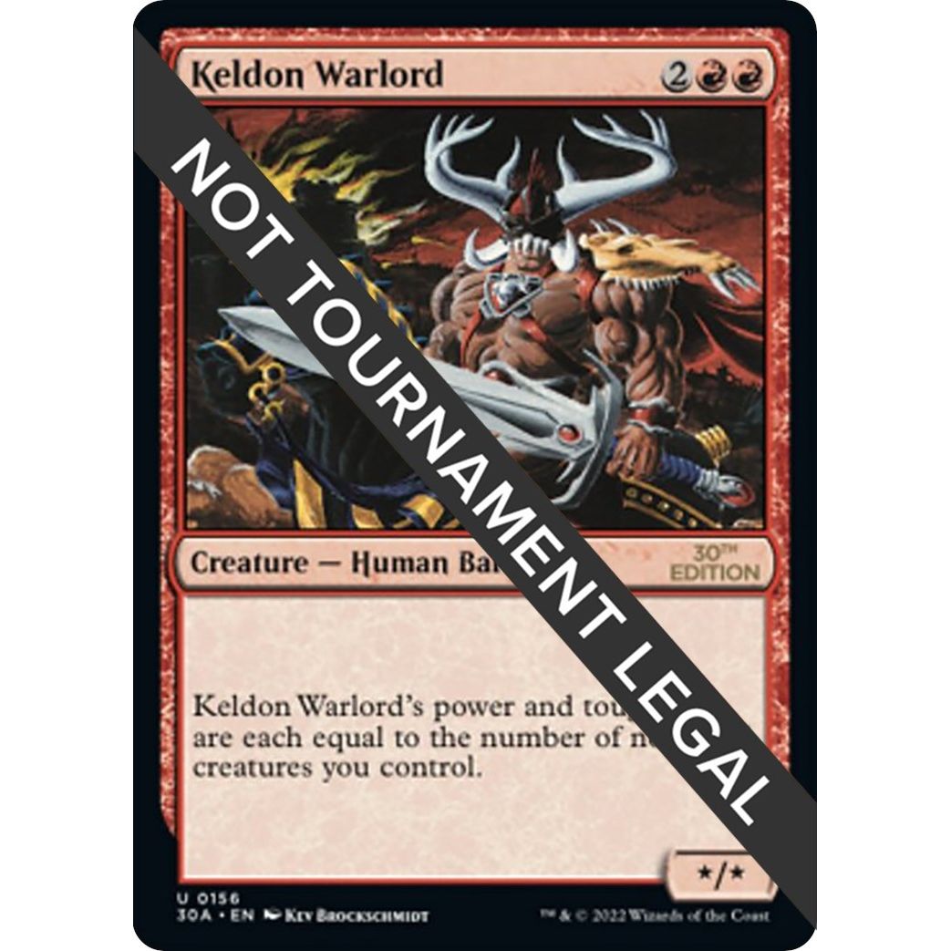 Image for Keldon Warlord (156) (30A) - Magic: The Gathering