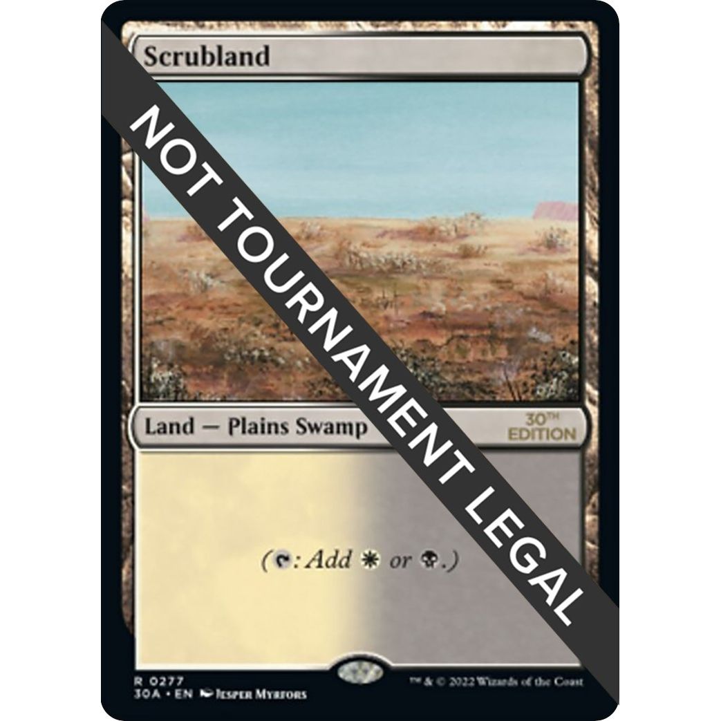 Image for Scrubland (277) (30A) - Magic: The Gathering