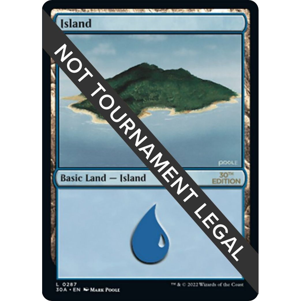 Image for Island (287) (287) (30A) - Magic: The Gathering