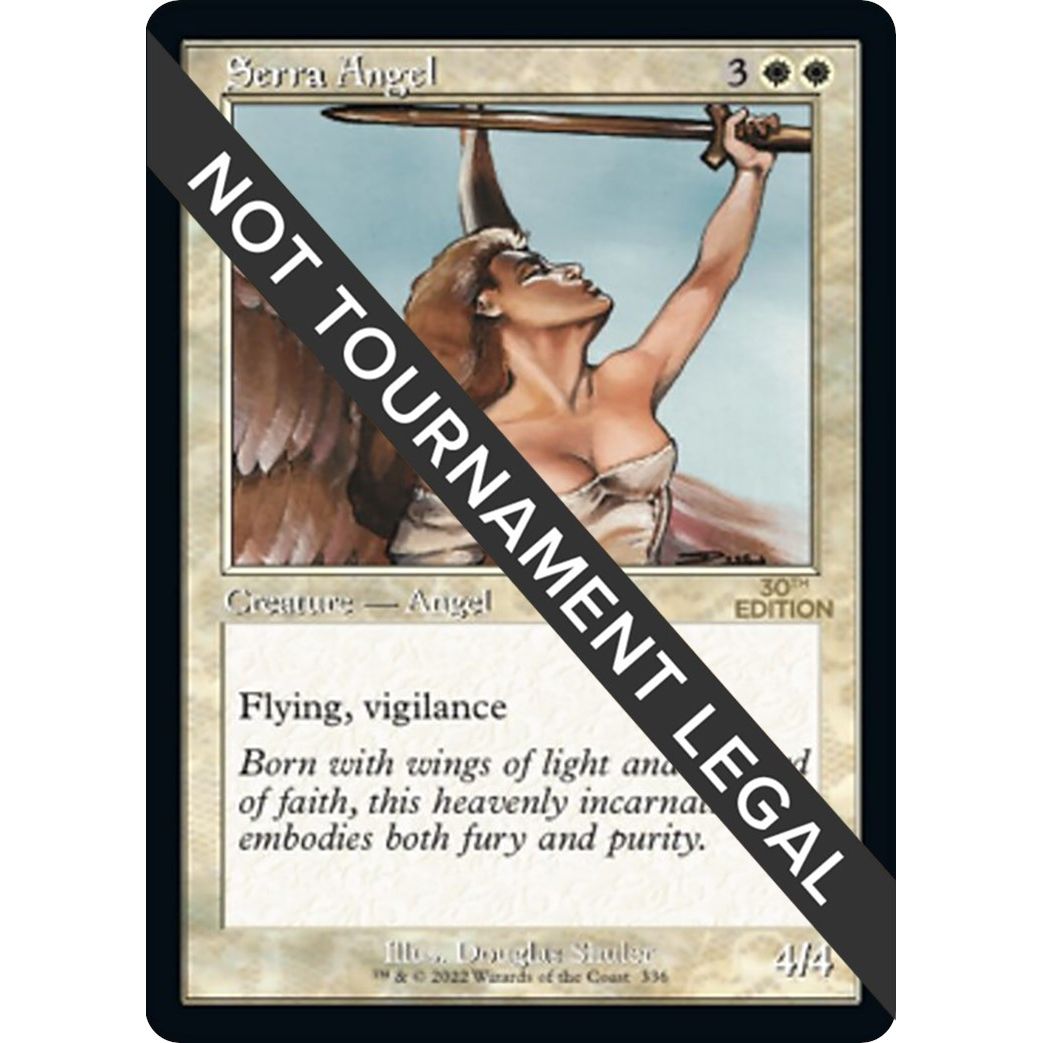 Image for Serra Angel (Retro Frame) (336) (30A) - Magic: The Gathering