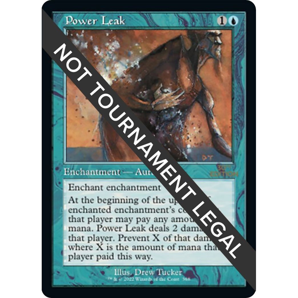 Image for Power Leak (Retro Frame) (368) (30A) - Magic: The Gathering