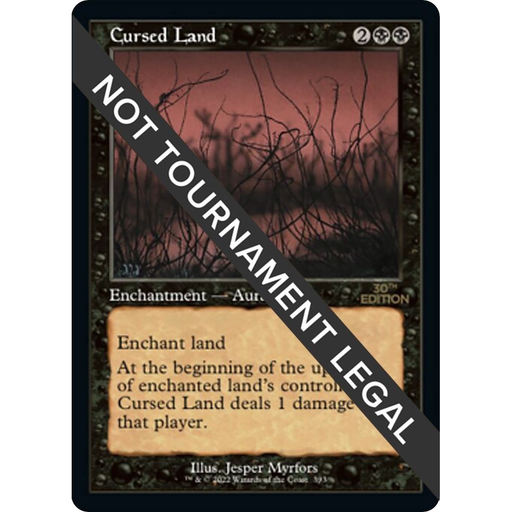 Image for Cursed Land (Retro Frame) (393) (30A) - Magic: The Gathering