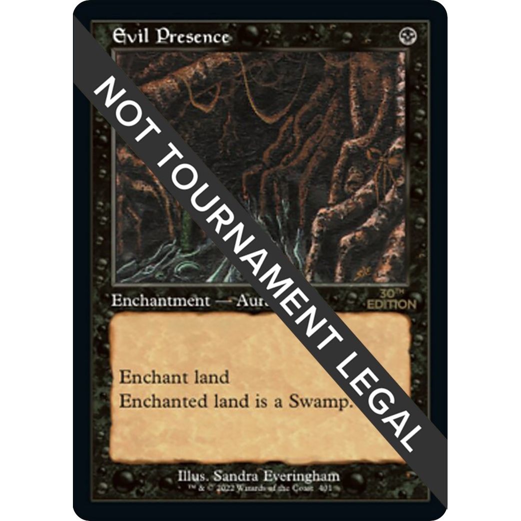 Image for Evil Presence (Retro Frame) (401) (30A) - Magic: The Gathering