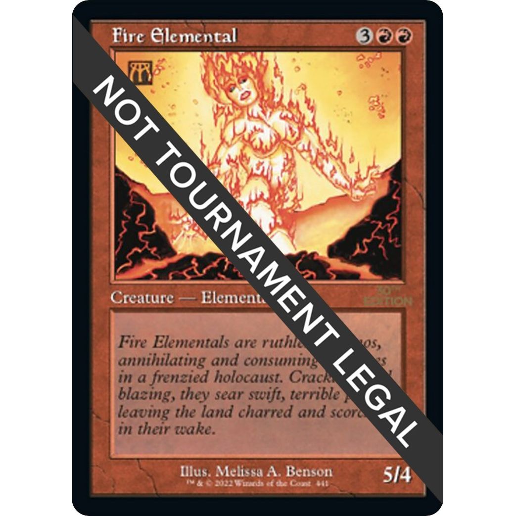 Image for Fire Elemental (Retro Frame) (441) (30A) - Magic: The Gathering