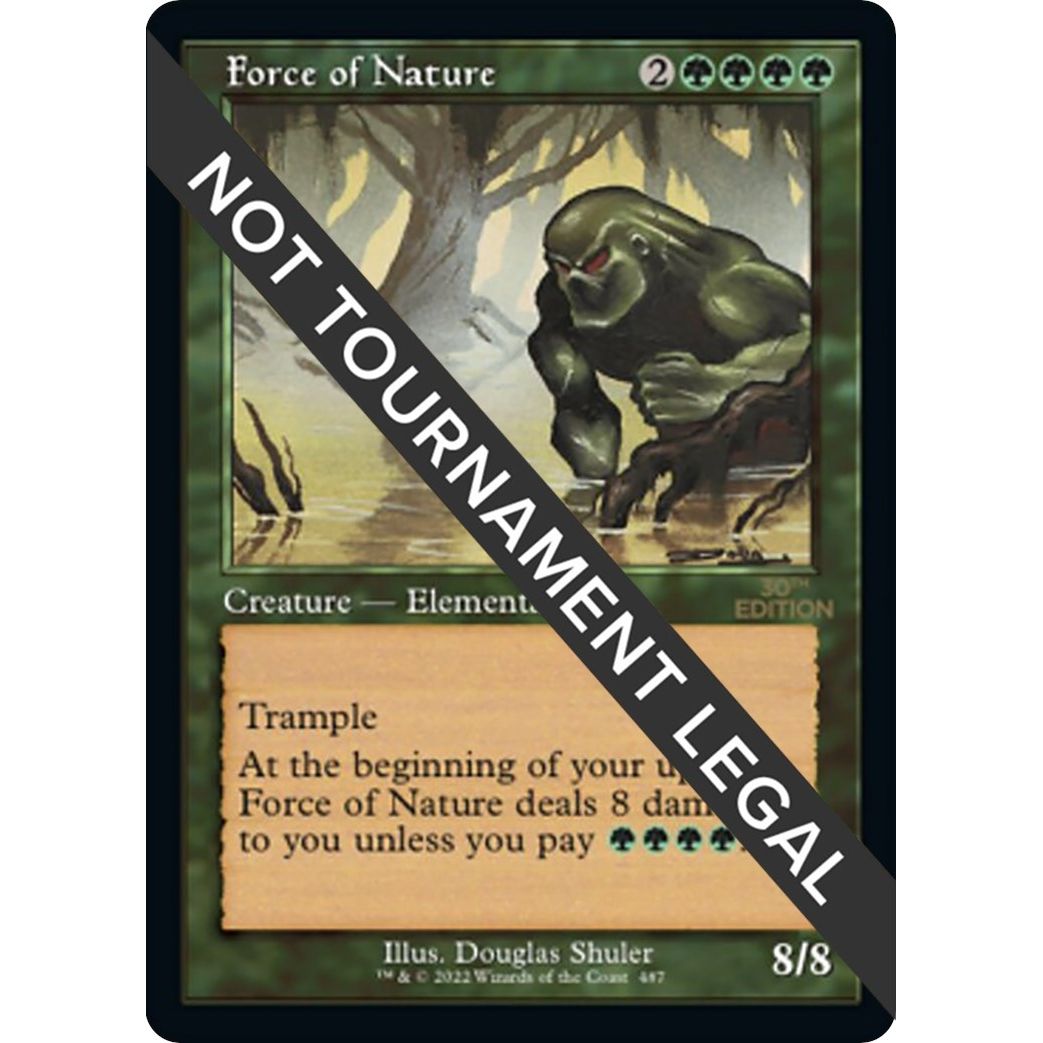 Image for Force of Nature (Retro Frame) (487) (30A) - Magic: The Gathering