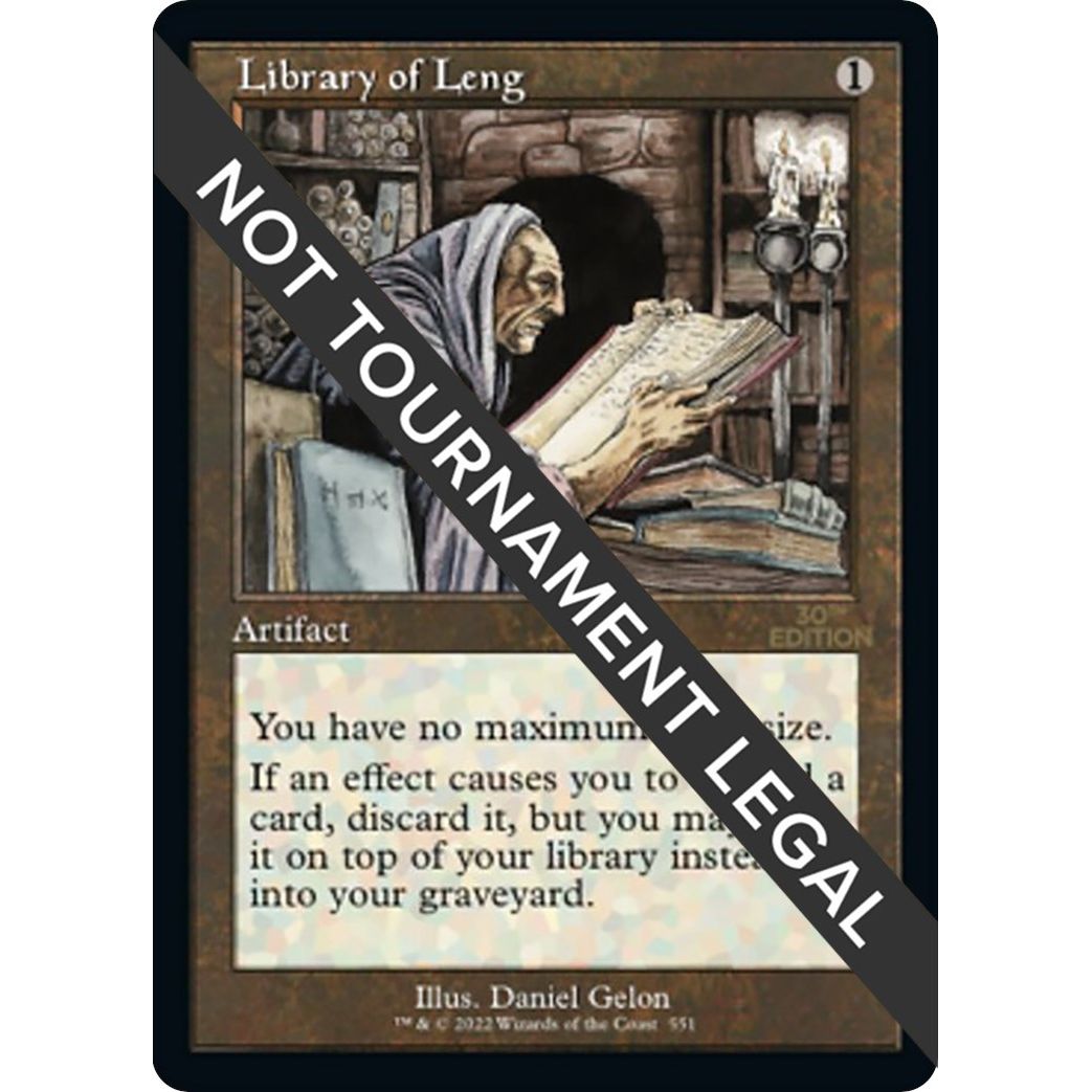 Image for Library of Leng (Retro Frame) (551) (30A) - Magic: The Gathering